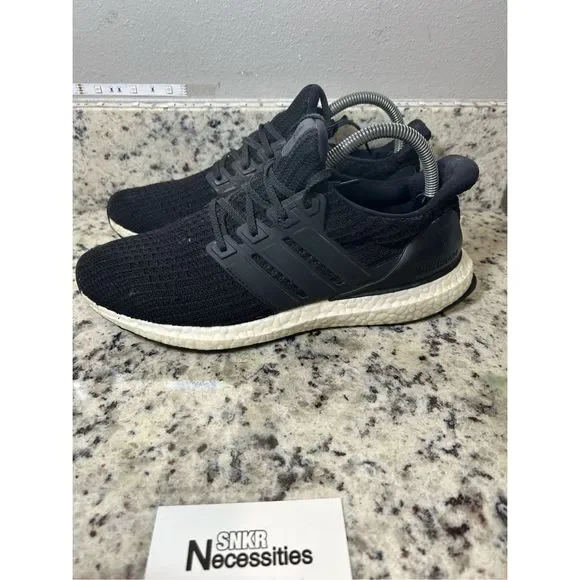 Adidas Womens Ultra Boost BB6149 Black Running Shoes Sneakers Size 9 - Picture 3 of 9